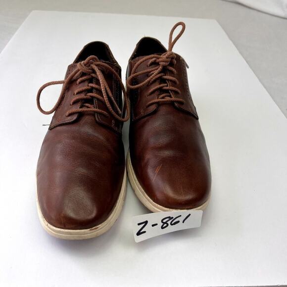 Timberland Shoes Men's Size 9 Franklin Park Brogue Oxfords Brown Leather Lace Up - Picture 15 of 15